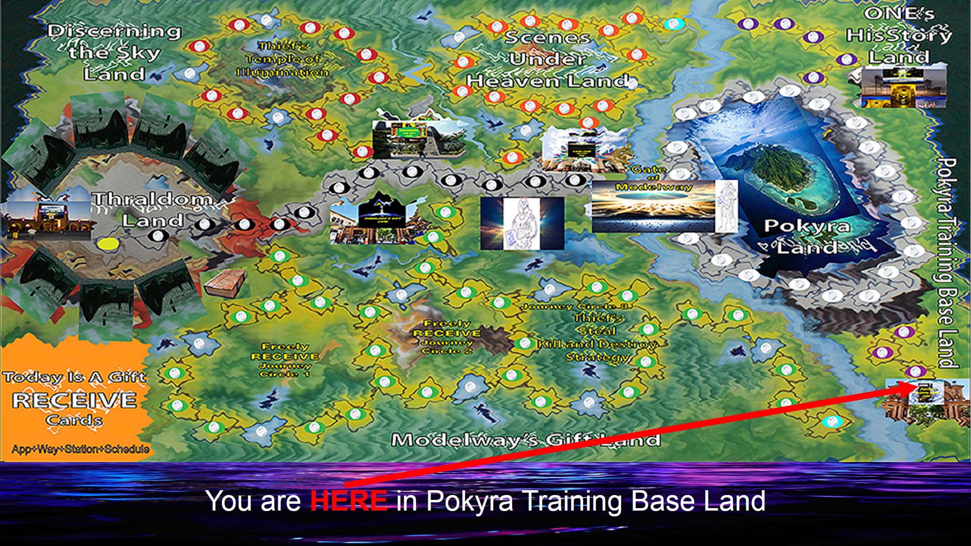HERE in Pokyra Training Base Land